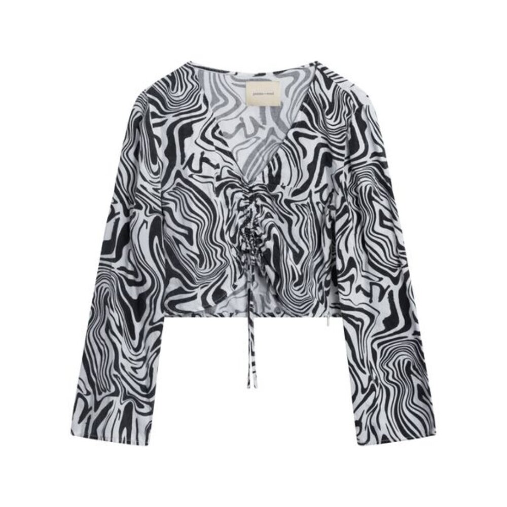 Paloma Wool Lera Zebra Top